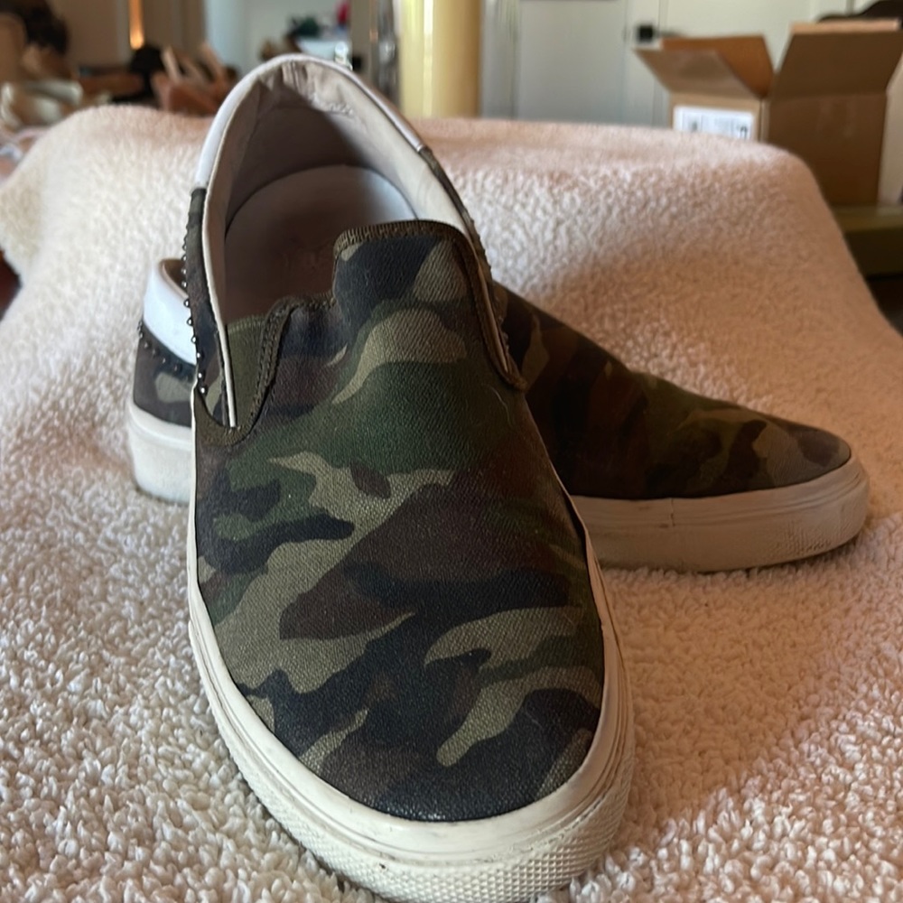 Ash Camo print slip-on shoes
